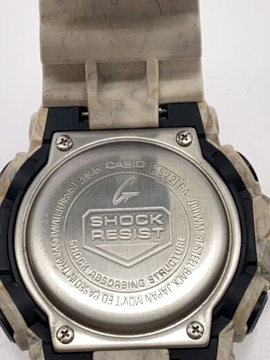 商品画像：クォーツ腕時計_G-SHOCK/アナログ/ラバー/BLK/CRM 4