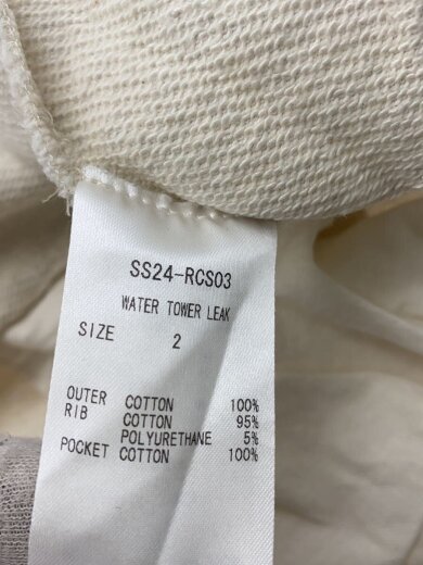 商品画像：24SS/WATER TOWER LEAK/ジップパーカー/2/コットン/GRN/無地/SS24-RCS03// 4