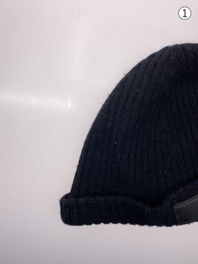 商品画像：ニットキャップ/--/ウール/BLK/メンズ/6A013-0920-58 6