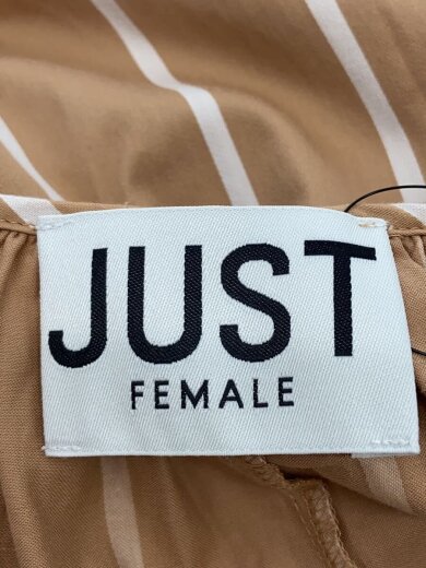 商品画像：キャミワンピース/36/コットン/BEG/ストライプ/22-040-913-0014-1-0// 3