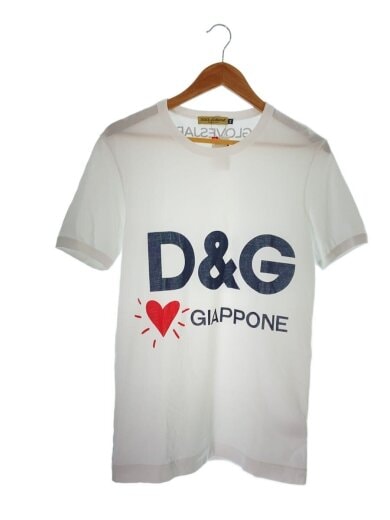 商品画像：Tシャツ/44/コットン/WHT/プリント/I8255M 1