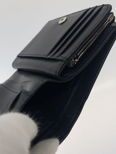 商品画像：2つ折り財布/レザー/BLK/レディース 6