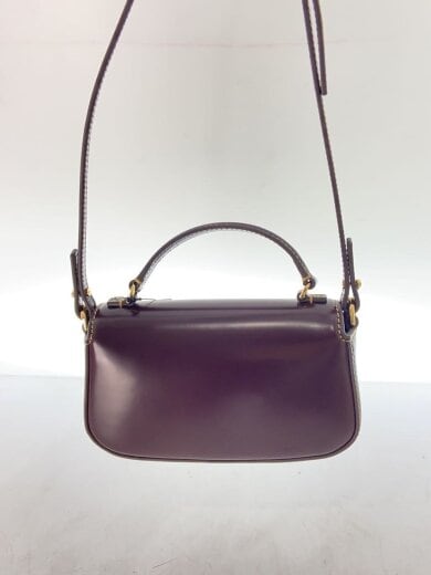 商品画像：ショルダーバッグ/レザー/BRW/無地/10011011 3