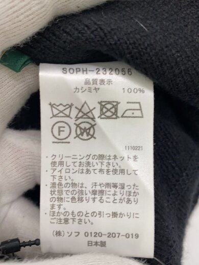 商品画像：ニット・セーター(薄手)/--/カシミア/BLK/SOPH-232056// 5