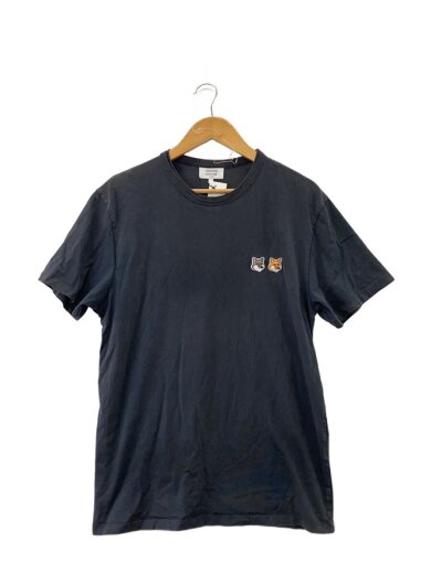 商品画像：ダブルフォックスヘッド/パッチクラシックTシャツ/L/コットン/GRY/BU00103KJ0008// 1