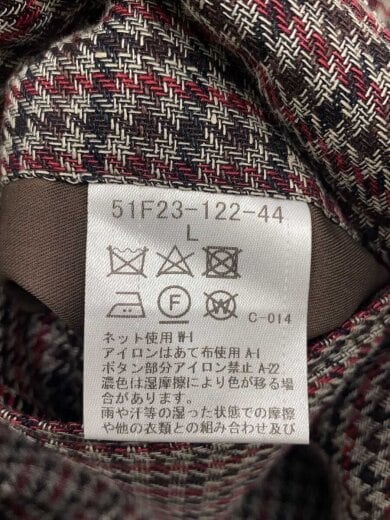 商品画像：ジャケット/L/リネン/RED/51f23-122-44// 5