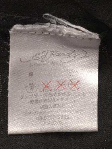 画像：Ed HardyBulldog Lounge Pants//ボトム/S/コットン/BLK/無地/使用感有4