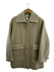 22AW/ウールシャンブレーショートコート/162551008