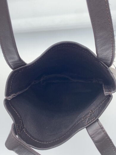 商品画像：ハンドバッグ/レザー/BLK/無地/cow bag S 6