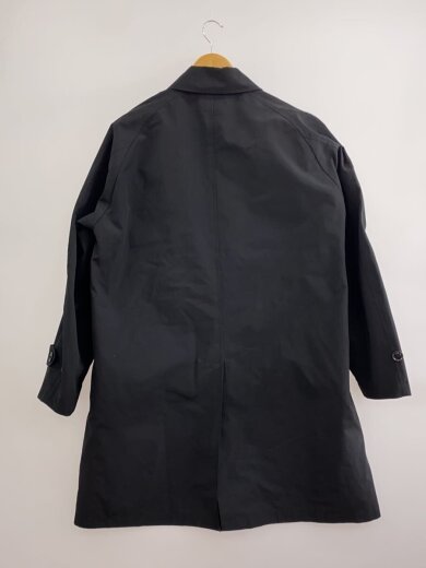 商品画像：ステンカラーコート/L/ポリエステル/BLK/無地/668-1111003 2
