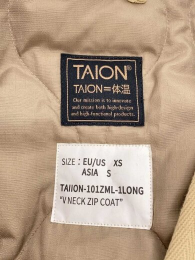 商品画像：ロングダウンジャケット/S/ポリエステル/CML/無地/101ZML-1LONG 3