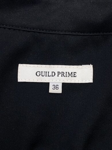 商品画像：パイピングシャツワンピース/長袖ワンピース/36/ポリエステル/BLK/72J50-605 3