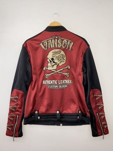 商品画像：シングルライダースジャケット/XL/--/BRD/無地 2