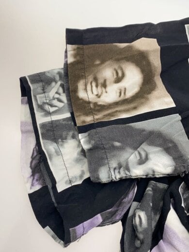 商品画像：×BOB MARLEY/アロハシャツ/L/レーヨン/BLK/プリント 5