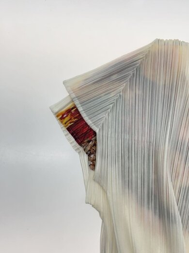 商品画像：花・野菜転写プリント/半袖ワンピース/3/ポリエステル/WHT/花柄/PP11-JT802 6