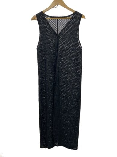 商品画像：ロングカーディガン(薄手)/ワンピース/3/ポリエステル/黒/チェック/PP91-JE618 1