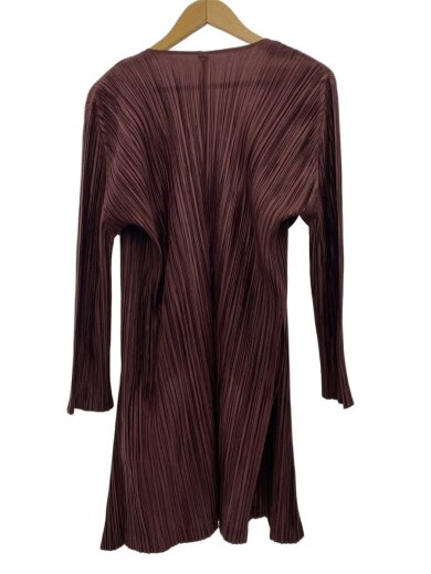 商品画像：カーディガン(薄手)/4/ポリエステル/BRD/無地/PP33-JA201 2