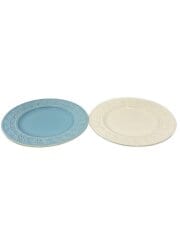 フェスティビティ/プレート/2点セット/WHT/BLU