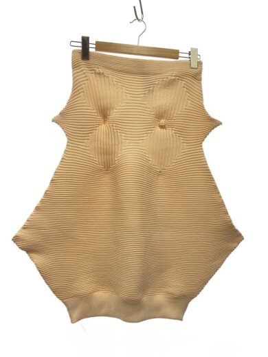 商品画像：LINKAGE/ニットスカート/2/ポリエステル/BEG/無地/IM31KN795 1