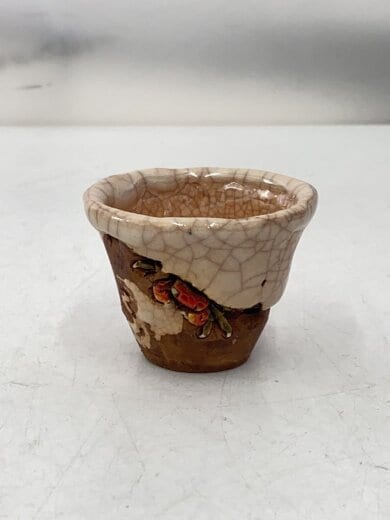 商品画像：楽山焼/天神蟹酒器揃/徳利×2猪口×5/和食器その他/7点セット 2