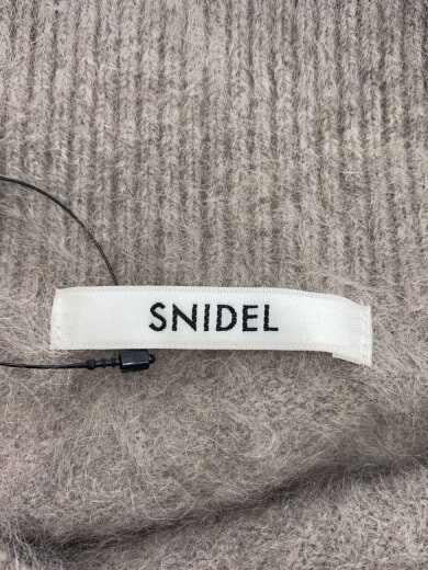 商品画像：フォックスアルパカオフィショルプルオーバー/one/ウール/グレー/無地/SWNT244040 3