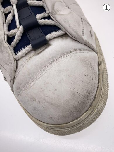 商品画像：ローカットスニーカー/US10/WHT/7E1021/踵破け有/ソール減り考慮 6