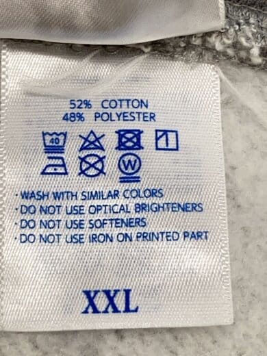 商品画像：YAJIRO/ジップパーカー/XXL/ポリエステル/GRY/無地/FULL ZIP SWEAT PARKA/ 4