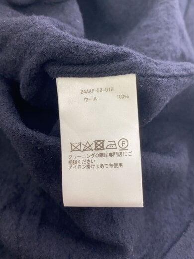 商品画像：24AW/Wool Regular Collar Shirt/2/ウール/BLK/無地/24AAP-02-01H 4