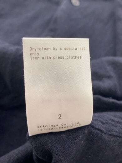商品画像：24AW/Wool Regular Collar Shirt/2/ウール/BLK/無地/24AAP-02-01H 5