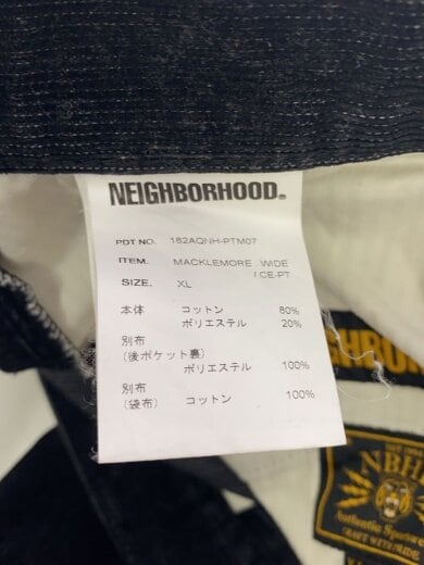 商品画像：ストレートパンツ/XL/コーデュロイ/BLK/無地/18AW MACKLEMORE.WIDE/ 5