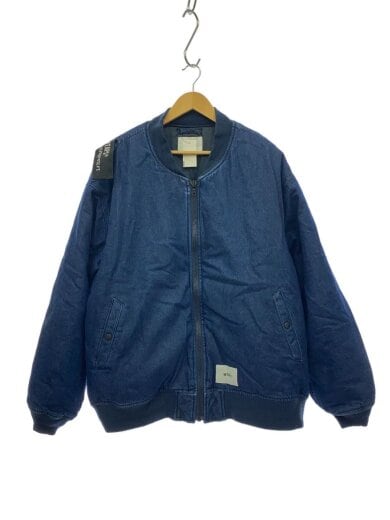 商品画像：22AW/デニムボンバージャケット/ジャケット/4/デニム/IDG/無地/222WVDT-JKM06 1