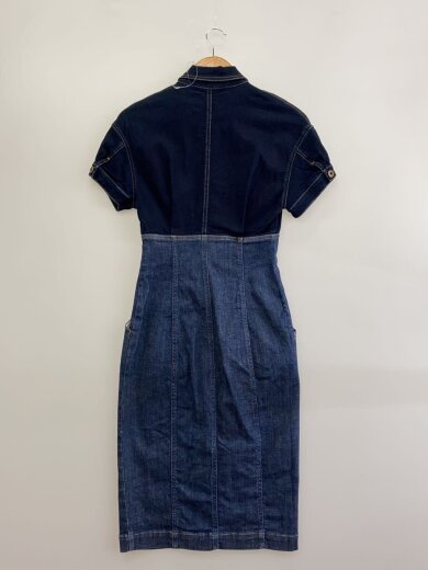 商品画像：PHANTY JOGGJEANS DRESS/半袖ワンピース/S/デニム/IDG/無地 2