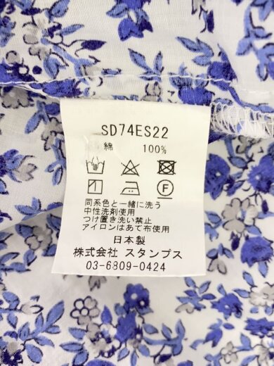 商品画像：長袖ワンピース/--/--/WHT/花柄// 4