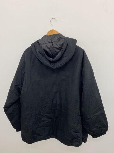 商品画像：中綿アノラックパーカー/M/コットン/BLK/無地/243-1584 2