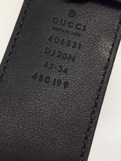 商品画像：ベルト/レザー/BLK/メンズ/406831 DJ20N 3