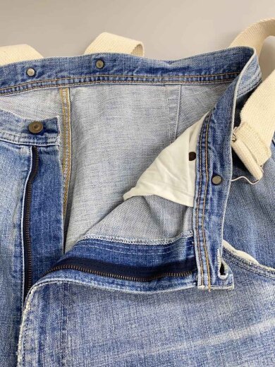 商品画像：オーバーオール/--/デニム/IDG/無地/20-030-440-8000-3-0 3