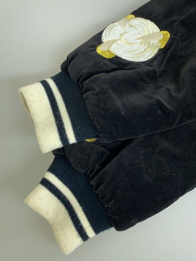 商品画像：NEYRIES/スカジャン/L/ベロア/BLK/12661-2308 5