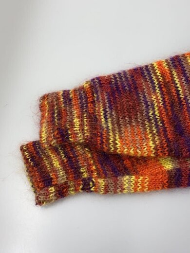 商品画像：フランス製/Vネックニット/S/モヘア/マルチカラー/ボーダー 5