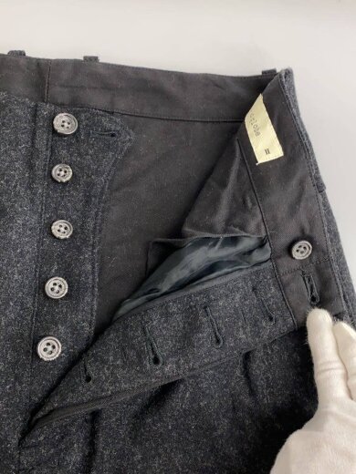 商品画像：サルエルウールパンツ/2/BLK/無地/202PA010 3