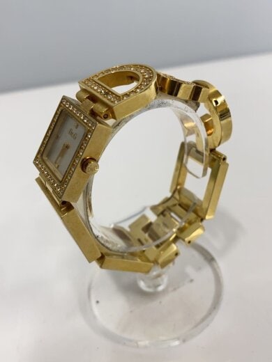 商品画像：クォーツ腕時計/アナログ/ステンレス/WHT/GLD/SS 2