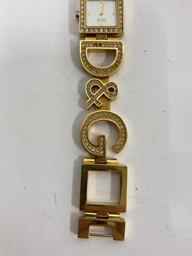 商品画像：クォーツ腕時計/アナログ/ステンレス/WHT/GLD/SS 5