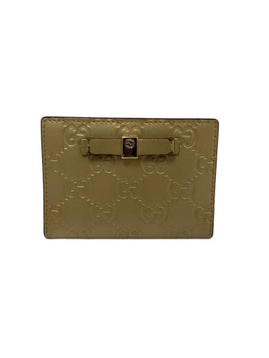 商品画像：パスケース_グッチシマ/レザー/GLD/総柄/レディース 1