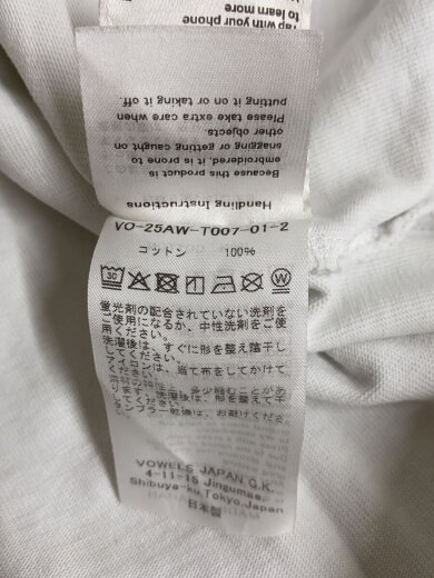 商品画像：VOWELS/Tシャツ/2/シルク/WHT/VO-25AW-T007-01-2/FloralEmbroideredTee// 4