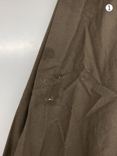 商品画像：21AW/SILK COTTON POPLIN SKIRT/2/シルク/GRN/無地/578-1232007 6