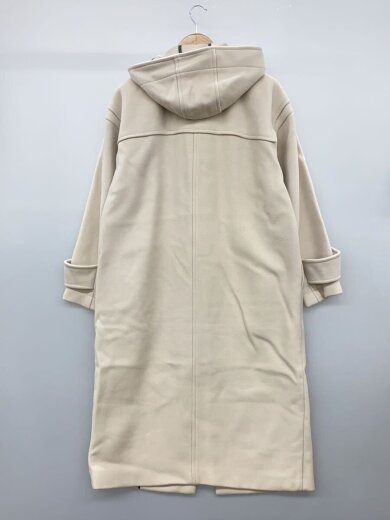 商品画像：プルーフメルトンダッフルコート/1/ウール/CRM/無地/CO.UV.IW.0500// 2