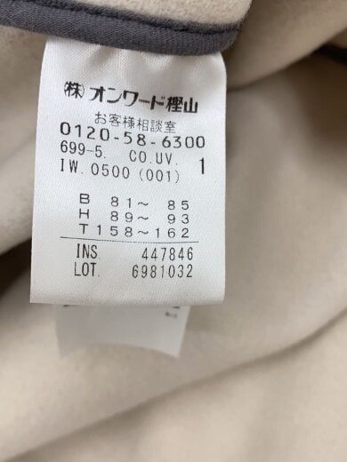 商品画像：プルーフメルトンダッフルコート/1/ウール/CRM/無地/CO.UV.IW.0500// 4