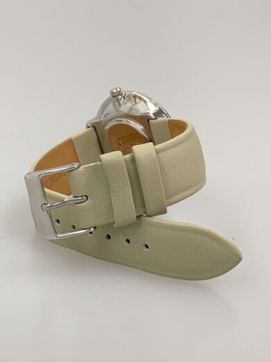 商品画像：腕時計/アナログ/レザー/WHT/GRY 4