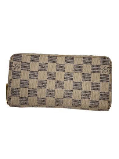 商品画像：ジッピー・ウォレット_ダミエ・アズール/PVC/WHT/総柄/メンズ 1