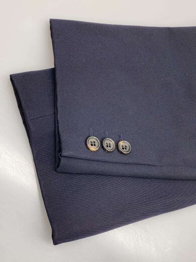 商品画像：テーラードジャケット/M/ウール/NVY/無地/PJ-11005M 5