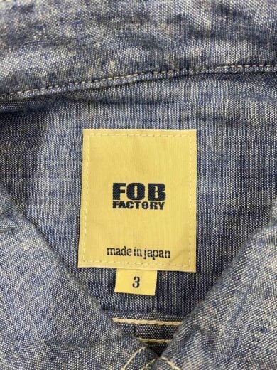 商品画像：長袖シャツ/L/コットン/IDG/無地/F3378// 3